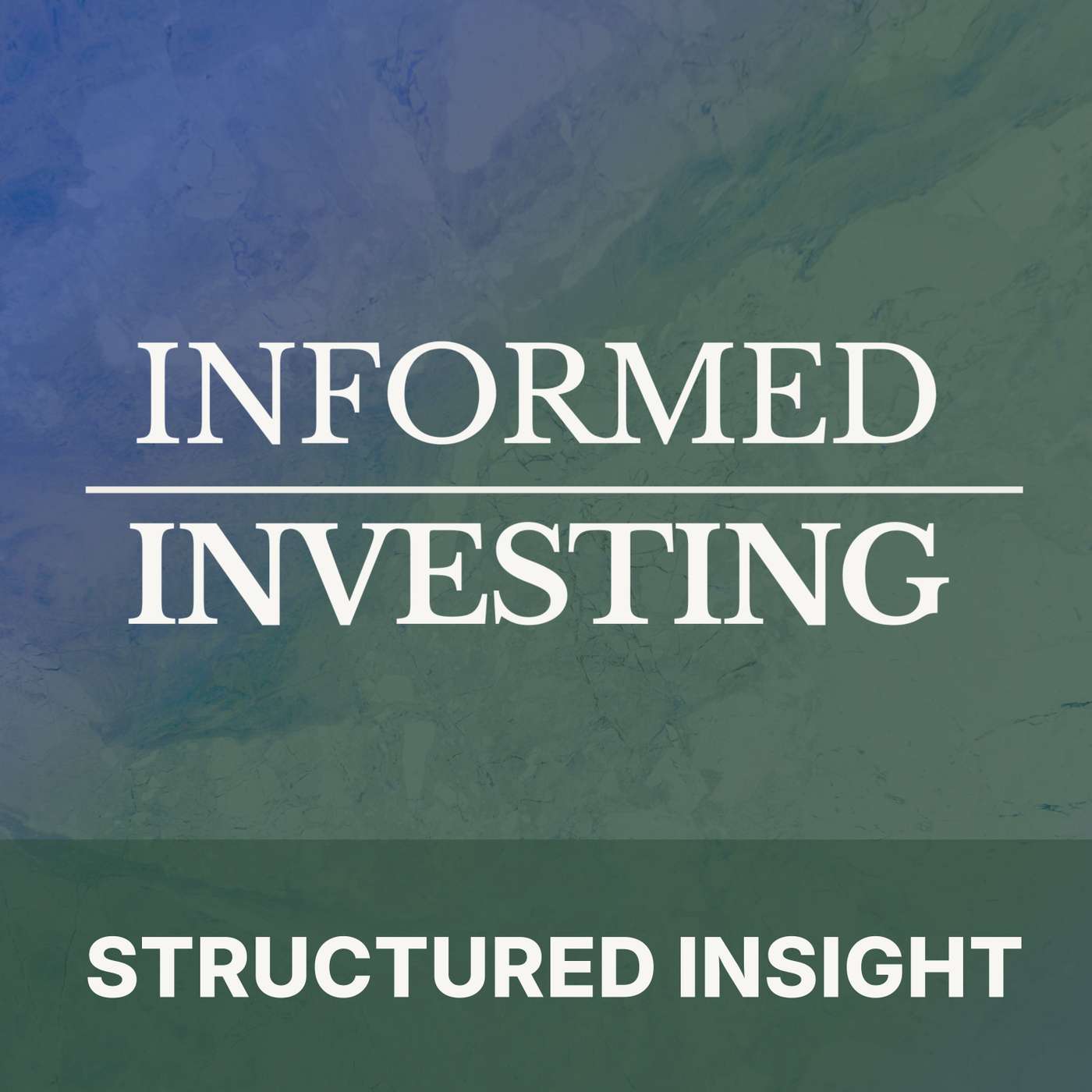 Informed Investing