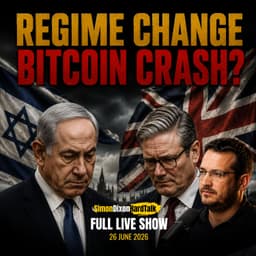 🇬🇧🇮🇱 The UK & Israel Just Got Regime Changed for the AI Era… While Bitcoin Crashes | Simon Dixon Hard Talk LIVE