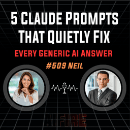 #509 Neil: 5 Claude Prompts That Quietly Fix Every Generic AI Answer