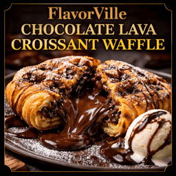 Chocolate Lava Croissant Waffle (FlavorVille™)
