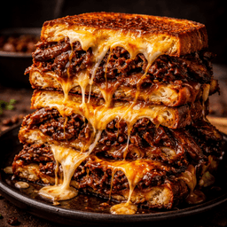 Smoked Rib Sandwich Melt Stack (Brian M. Inspired)