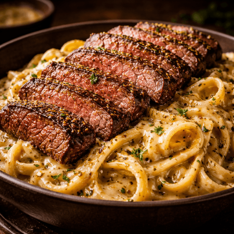 Cajun Alfredo Steak Pasta (Brian M. Inspired)