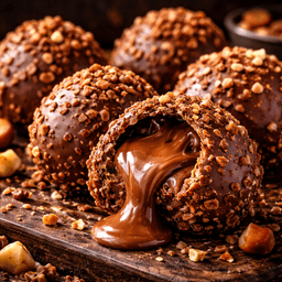 Nutella Stuffed Crunch Truffles