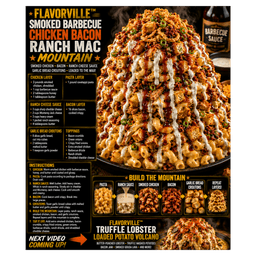 FLAVORVILLE™ SMOKED BARBECUE CHICKEN BACON RANCH MAC MOUNTAIN