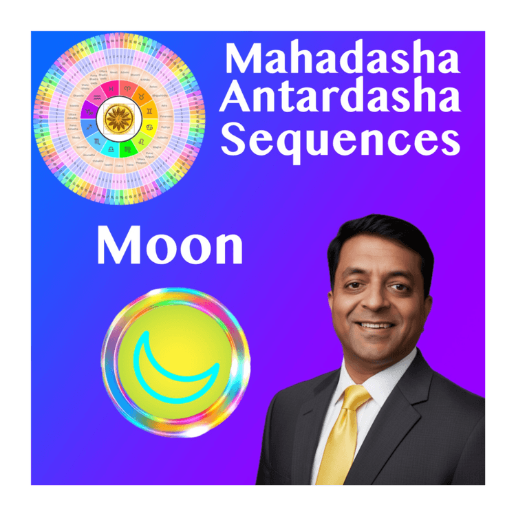 Moon Mahadasha and Antardasha Sequence | Emotions, Family Karma & Inner Stability
