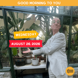 Stop and listen today!: Thursday, August 27, 2026