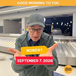 Show gratitude for your survival!: Monday, September 7, 2026