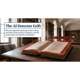 ReadMultiplex.com: The “AI Detector” Grift Game: Why They Have Dumb Down Human Writing So As To Not Get “AI Flagged”.