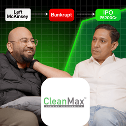 How a McKinsey Partner Lost 90% of His Savings & Turned Early Failures Into an IPO Dream | CleanMax