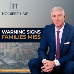 Top Warning Signs of Nursing Home Neglect in Georgia