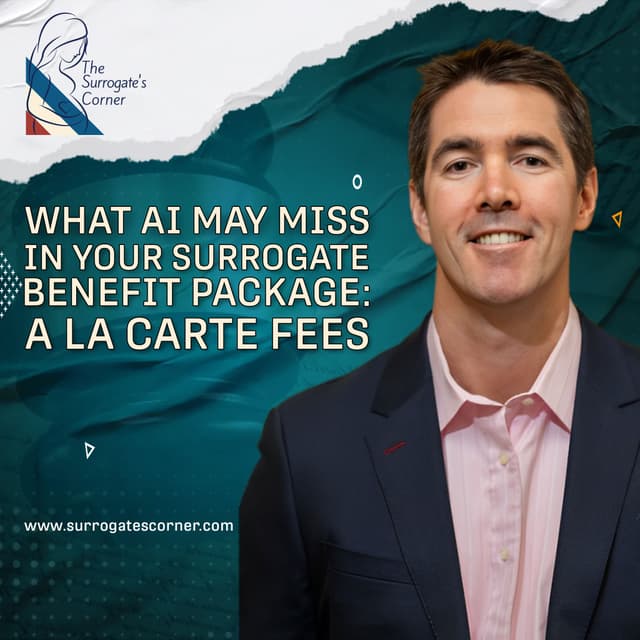 What AI May Miss in Your Surrogate Benefit Package: A la Carte Fees