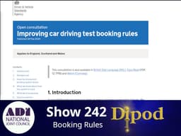 Show 242 - Booking Rules