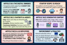 EU Article 50 AI Act Duties Already Bind US Startups