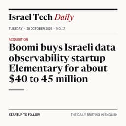 Boomi buys Elementary, TTM pays $650 million for Ophir's optics business, and doubleAI launches Maxwell